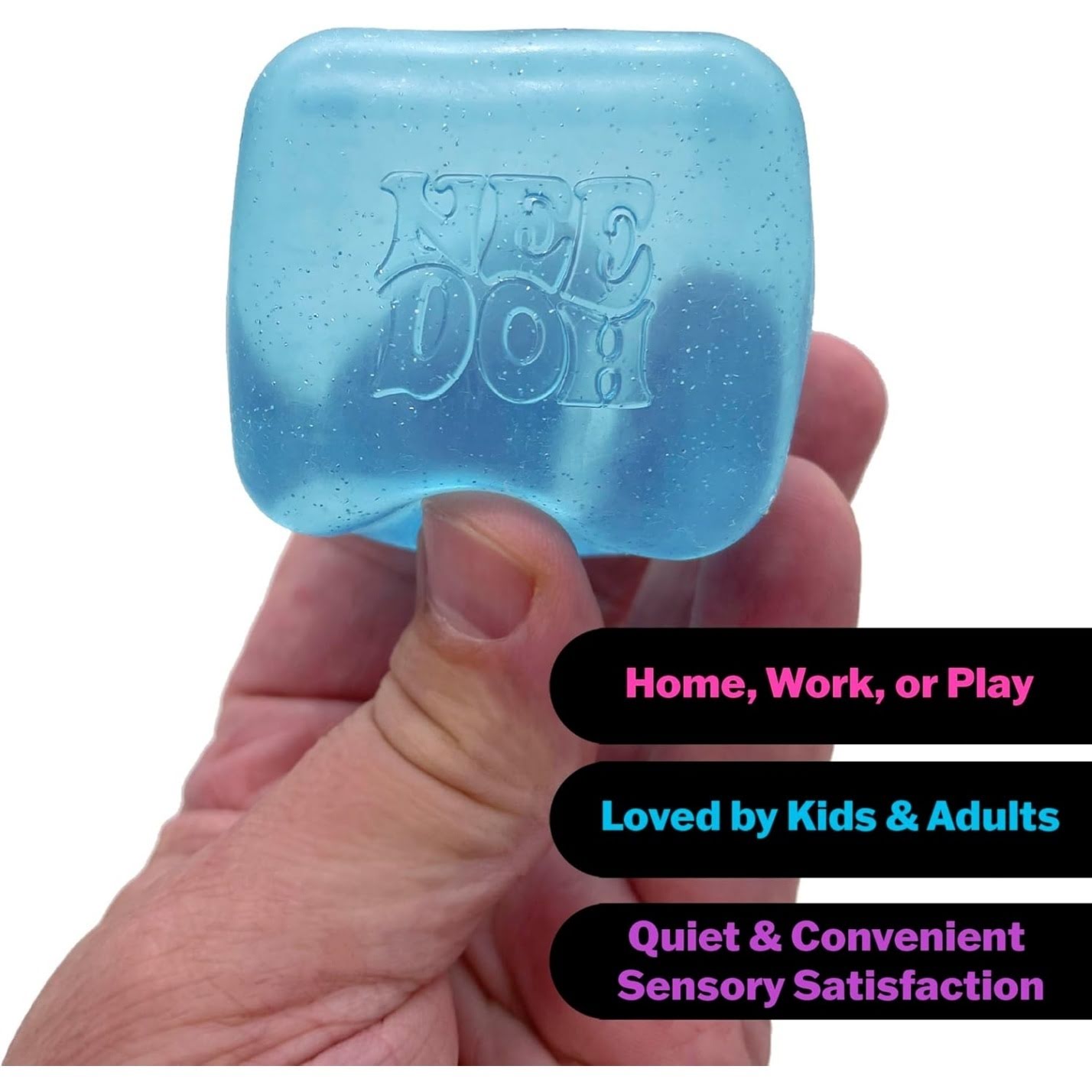NEEDOH NeeDoh Nice Cube ?C Solid Squish ?C Purple - Image 3