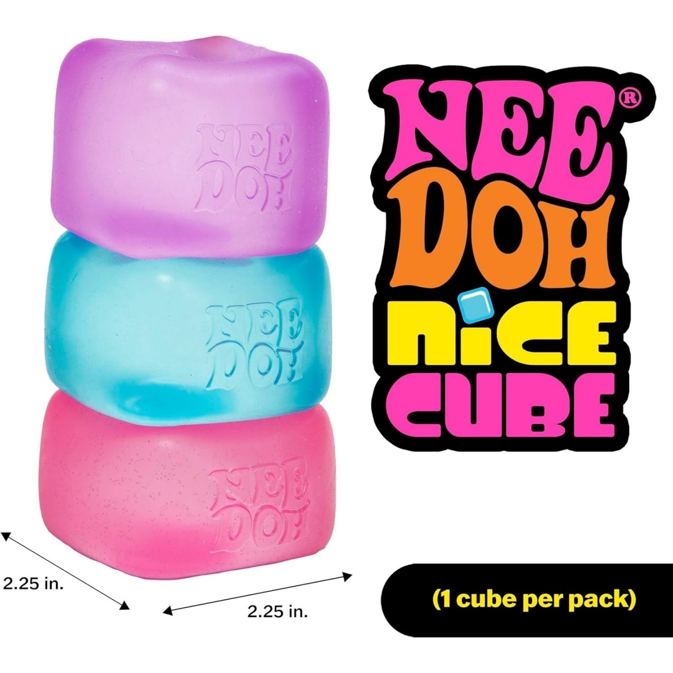 NEEDOH NeeDoh Nice Cube ?C Solid Squish ?C Purple - Image 4