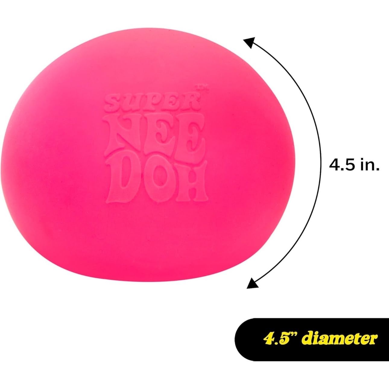 NEEDOH Super NeeDoh ?C Jumbo Stress Ball ?C 4.5?? ?C Assorted - Image 3
