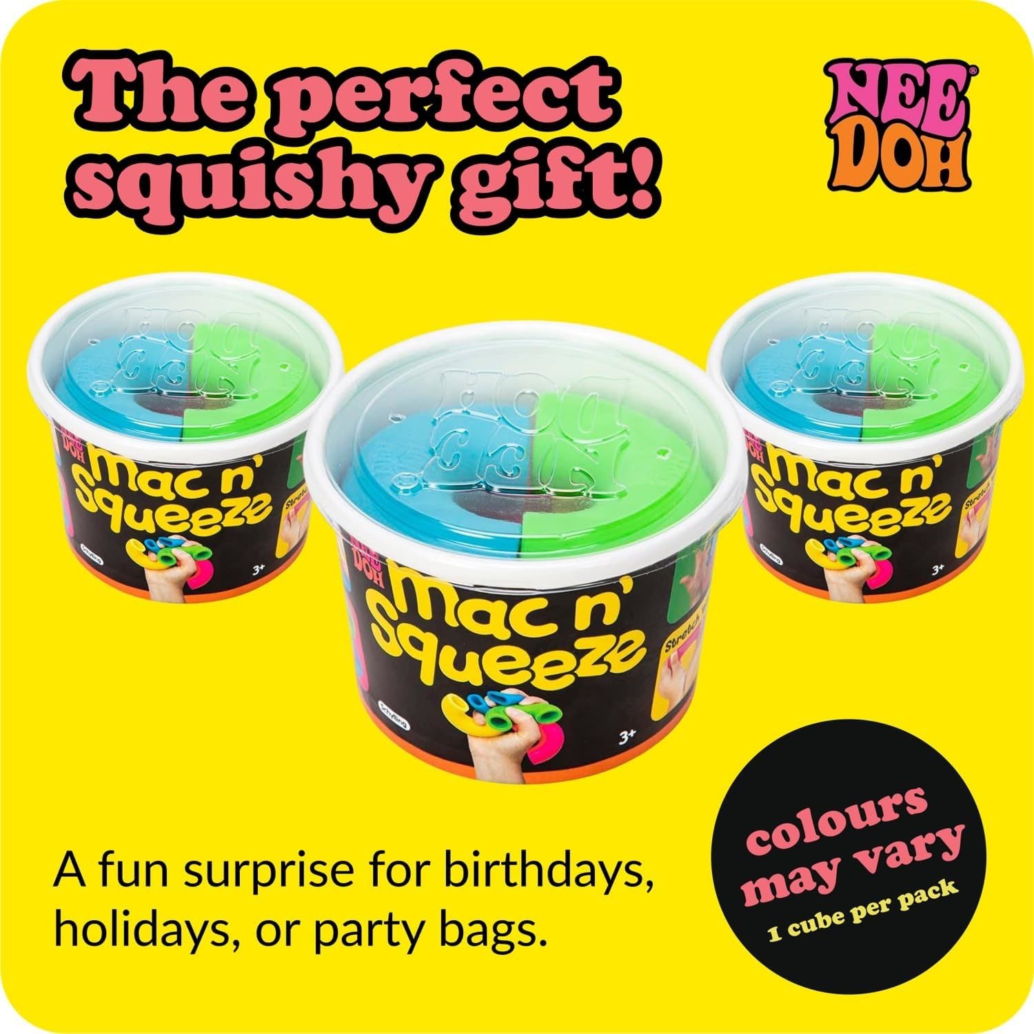 NEEDOH NeeDoh Mac ??N?? Squeeze ?C 4 Squishy Noodles ?C Assorted - Image 4