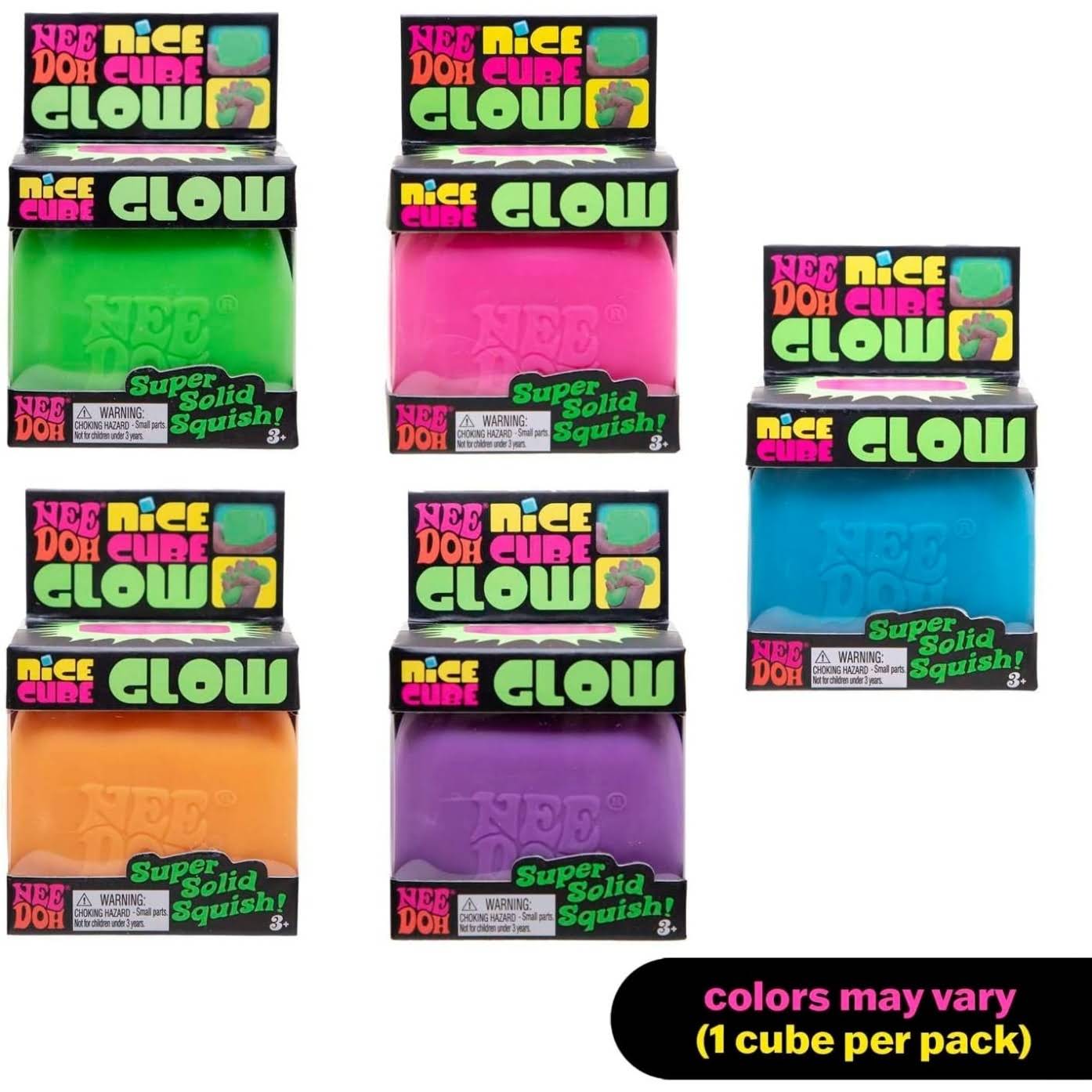 NEEDOH NeeDoh Nice Cube Glow ?C Glows in the Dark ?C Assorted - Image 2