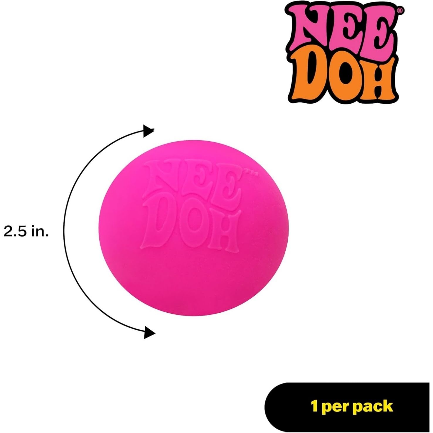 NEEDOH NeeDoh Original Sensory Ball ?C Pink - Image 5